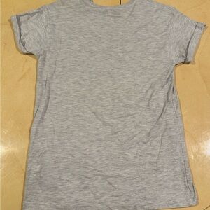 Topman grey & white marl short sleeved tshirt mens medium rolled arm stitch